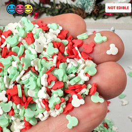 Mickey Christmas Mix Red White Green Fimo Fake Polymer Clay Sprinkles Jimmies Funfetti Playcode3 Llc