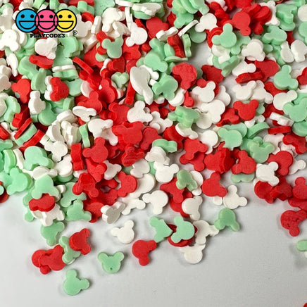 Mickey Christmas Mix Red White Green Fimo Fake Polymer Clay Sprinkles Jimmies Funfetti Playcode3 Llc