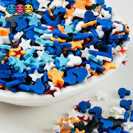 Mickey Magic Dark Mid Night Kingdom Glitter Halloween Holiday Fake Clay Sprinkles Decoden Fimo