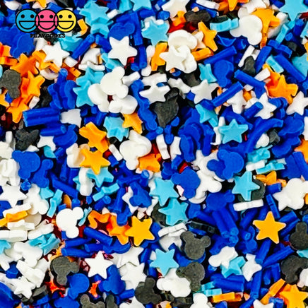 Mickey Magic Dark Mid Night Kingdom Glitter Halloween Holiday Fake Clay Sprinkles Decoden Fimo