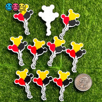 Mickey Shaped Balloons Red Yellow Blue Planar Balloon Planars Decoden 10Pcs