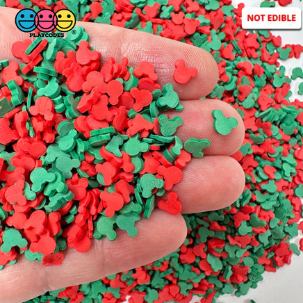 Micky Christmas Holiday 5Mm Fake Clay Sprinkles Decoden Fimo Jimmies Sprinkle