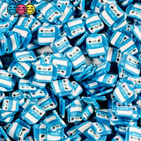Milk Carton Kawaii Face Fimo Slices 5Mm/10Mm Fake Clay Sprinkles Blue Decoden Jimmies Funfetti 10Mm