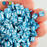 Milk Carton Kawaii Face Fimo Slices 5Mm/10Mm Fake Clay Sprinkles Blue Decoden Jimmies Funfetti 10Mm