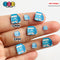 Milk Carton Kawaii Face Fimo Slices 5Mm/10Mm Fake Clay Sprinkles Blue Decoden Jimmies Funfetti 10Mm