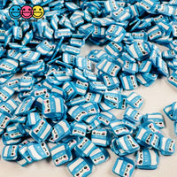 Milk Carton Kawaii Face Fimo Slices 5Mm/10Mm Fake Clay Sprinkles Blue Decoden Jimmies Funfetti 10Mm