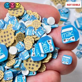 Milk & Cookies Fimo Slices Fake Clay Sprinkles Decoden Jimmies 5Mm 10Mm Sprinkle