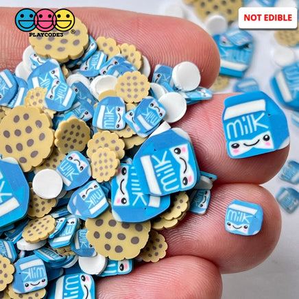 Milk & Cookies Fimo Slices Fake Clay Sprinkles Decoden Jimmies 5Mm 10Mm Sprinkle