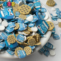 Milk & Cookies Fimo Slices Fake Clay Sprinkles Decoden Jimmies 5Mm 10Mm Sprinkle