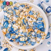 Milk Toast Fimo Mix Fake Sprinkles Cow Carton Confetti Sprinkle