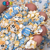 Milk Toast Fimo Mix Fake Sprinkles Cow Carton Confetti Sprinkle