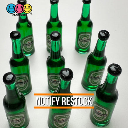 Fake Beer Bottle Food Drinks Flatback Cabochons Decoden Charm 10 Pcs Playcode3 Llc