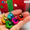 Mini Christmas Ornaments Holiday Red Green Gold Teal Blue Fusia Cabochons Decoden Charm 10 Pcs