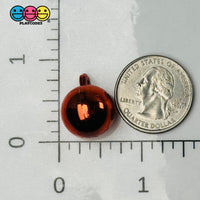 Mini Christmas Ornaments Holiday Red Green Gold Teal Blue Fusia Cabochons Decoden Charm 10 Pcs