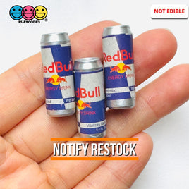 Fake Mini Energy Drink Soda Can 3D Red Fake Food Cabochons Decoden Charm 10pcs PLAYCODE3 LLC Charm