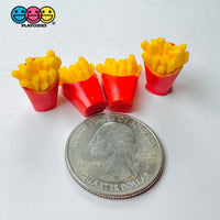 Mini Hamburger French Fries 3D Cabochons Decoden Charm 4 Pcs Playcode3 Llc