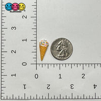 Mini Ice Cream Cone Fake Food Flatback Cabochons Decoden Charm 10 Pcs