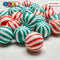 Mini Peppermint Balls Mint Fake Hard Candy Green Red Christmas Cabochons 24 Pcs Food