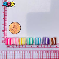 Pillow After Dinner Mint Candy Charms Fake Polymer Clay Candies Decoden Mixed Colors 21 Pccs Charm