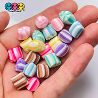 Pillow After Dinner Mint Candy Charms Fake Polymer Clay Candies Decoden Mixed Colors 21 Pccs Charm
