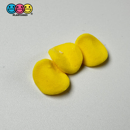 3Pcs Miniature 3D Fake Potato Chip Tube With 3 Tiny Chips - Light Weight Dollhouse Cabochons Decoden