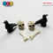 Mini Tiny Raven Crow Bird Human Skeleton Bone Halloween Holiday Cabochons Decoden Charm 6pcs PLAYCODE3 LLC Charm