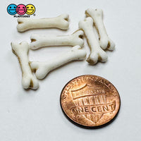 Mini Tiny Raven Crow Bird Human Skeleton Bone Halloween Holiday Cabochons Decoden Charm 6pcs PLAYCODE3 LLC bone 6pcs