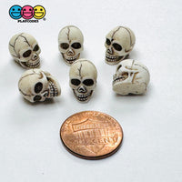 Mini Tiny Raven Crow Bird Human Skeleton Bone Halloween Holiday Cabochons Decoden Charm 6pcs PLAYCODE3 LLC skeleton