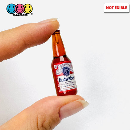 Miniature Beer Bottle Fake Food Drink Props Dollhouse Craft Supply 10pcs - Fake Food