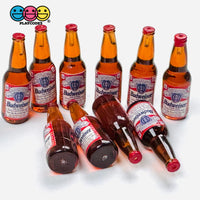 Miniature Beer Bottle Fake Food Drink Props Dollhouse Craft Supply 10pcs - Fake Food