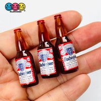 Miniature Beer Bottle Fake Food Drink Props Dollhouse Craft Supply 10pcs - Fake Food