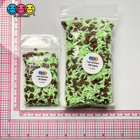 Mint Chocolate Chip Ice Cream Mix Fake Clay Sprinkles Decoden Confetti Jimmies Sprinkle
