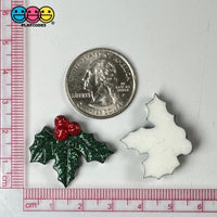 Mistletoe Christmas Flat Back Charms Glitter Cabochons 10 Pcs Playcode3 Llc Charm
