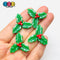 Mistletoe Flatback Charm Christmas Holy Leaves Resin Home Décor Accessories Cabochons 10pcs Charm