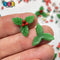 Mistletoe Mini Flatback Charm Christmas Resin Home Décor Accessories Cabochons 10Pcs