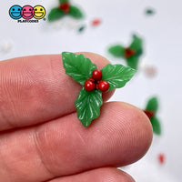 Mistletoe Mini Flatback Charm Christmas Resin Home Décor Accessories Cabochons 10Pcs