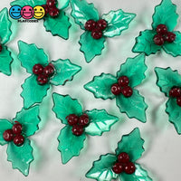 Mistletoe Mini Transparent Charm Christmas Resin Home Décor Accessories Cabochons 10Pcs Playcode3