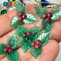 Mistletoe Mini Transparent Charm Christmas Resin Home Décor Accessories Cabochons 10Pcs Playcode3