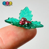 Mistletoe Mini Transparent Charm Christmas Resin Home Décor Accessories Cabochons 10Pcs