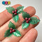 Mistletoe Mini Transparent Charm Christmas Resin Home Décor Accessories Cabochons 10Pcs Playcode3