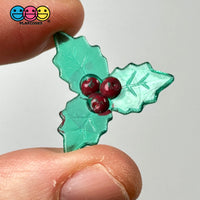 Mistletoe Mini Transparent Charm Christmas Resin Home Décor Accessories Cabochons 10Pcs Playcode3