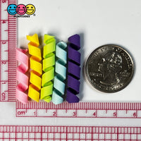 Mixed Colors Curls Fake Candy Charm Cabochon Polymer Clay Bake Decoden 5 20 Pcs