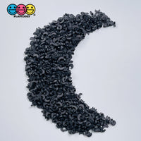 Moon Little Black Fimo Slices Fake Clay Sprinkles Moons Decoden Jimmies Funfetti Sprinkle