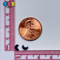 Moon Little Black Fimo Slices Fake Clay Sprinkles Moons Decoden Jimmies Funfetti Sprinkle