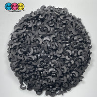 Moon Little Black Fimo Slices Fake Clay Sprinkles Moons Decoden Jimmies Funfetti Sprinkle