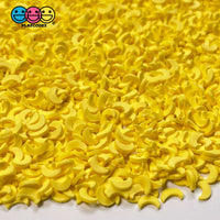 Moon Little Bright Yellow Fimo Slices Fake Clay Sprinkles Moons Decoden Jimmies Funfetti Sprinkle