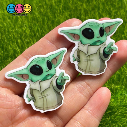 Yoda I Love Coffee Planar Baby Decoden Planars 10Pcs