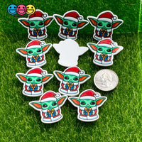 Baby Yoda Theme Planar Flatback Christmas Cabochon Planars 10Pcs Yoda Gift