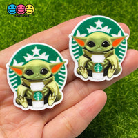 Baby Yoda Theme Planar Flatback Christmas Cabochon Planars 10Pcs