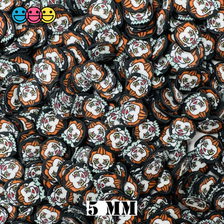 Movie Horror Creepy Clown Character Face Fake Clay Sprinkles Decoden Fimo Jimmies 5Mm/10Mm Playcode3